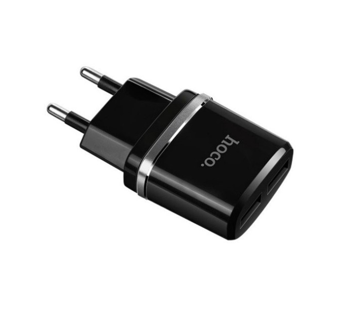 Зарядний пристрій USB HOCO C12 2-USB (адаптер)