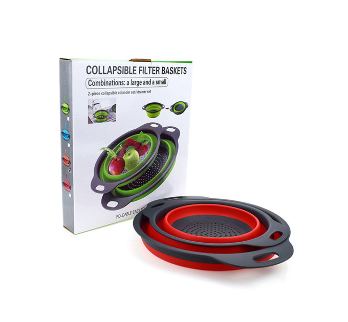 Друшлаг складаний COLLAPSIBLE FILTER BASKETS (силіконовий)