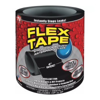 Надміцна стрічка/скотч FLEX TAPE 10см (Чорний/Білий)