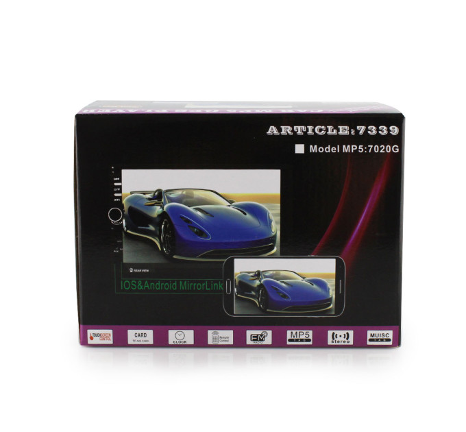 Автомагнітола 2Din MP5-7021 BT з GPS