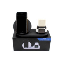 Беспроводное зарядное устройство WIRELESS FAST CHARGER 3в1