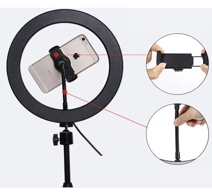 Кільцева лампа 26 см LED RING FILL LIGHT BlueBox (з 1 держ.)