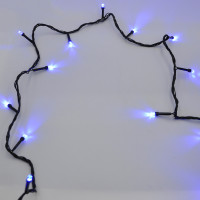 Гірлянда-нитка (String-Lights) 100B-7 внутрішня, пров.: чорний, 7м (Синій)