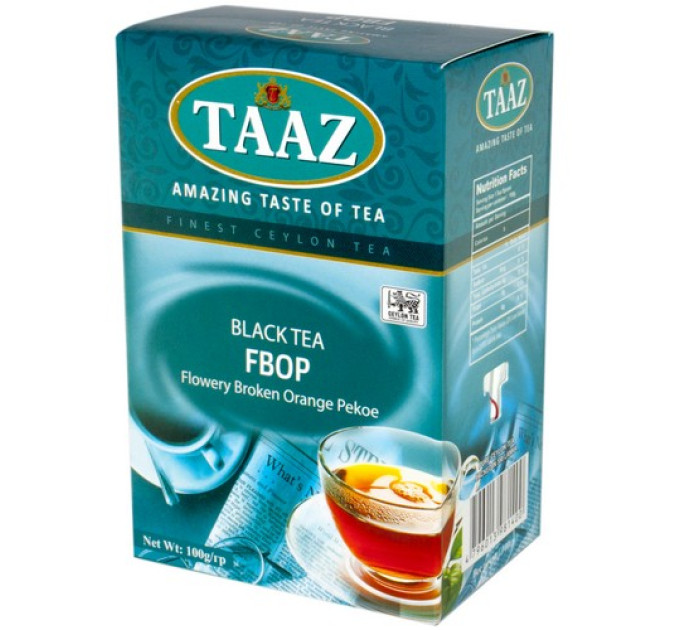 Чай TAAZ ФБОП Типс черный 100 гр