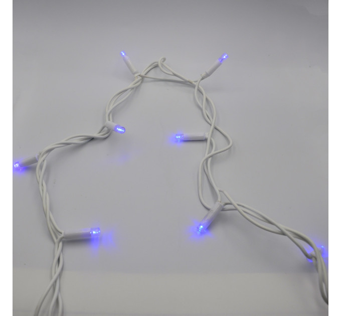 Гірлянда-нитка (String-Lights) зовнішня 100L 3.3 B синій (пров.:білий; 10м)