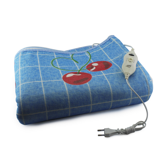Простирадло електричне Electric Blanket 150х170см (у клітинку, Вишні)
