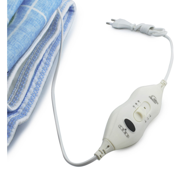 Простирадло електричне Electric Blanket 150х170см (у клітинку, Вишні)