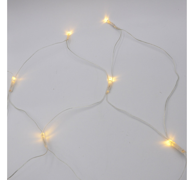Гирлянда-сетка (Net-Lights) NET180WW-1 внутренняя, пров.:прозрачный, 2м (Белый-теплый)
