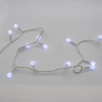 Гірлянда-нитка (String-Lights) 200W-6-1 внутрішня, пров.: білий, 12м (Білий)