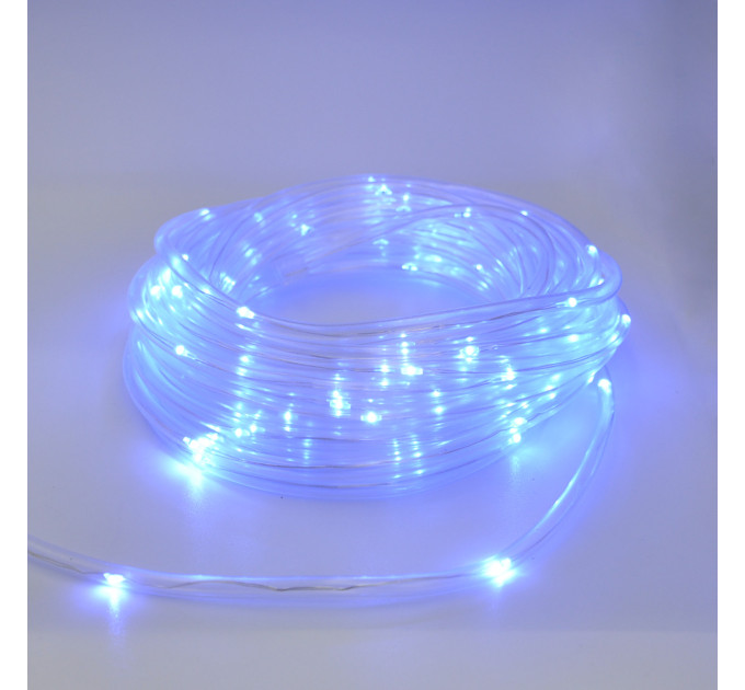 Гірлянда-стрічка (Rope-Lights) Copper Wire100B-3 зовнішня, пров.:прозорий, 10м (Синій)