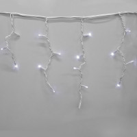 Гірлянда-бахрома (Icecle-Lights) 120 Short curtain-W-1 зовнішня, пров.: білий, 5м (Білий)