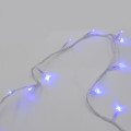 Гірлянда-нитка (String-Lights) 400B-1 внутрішня, пров.:прозорий, 20м (Синій)