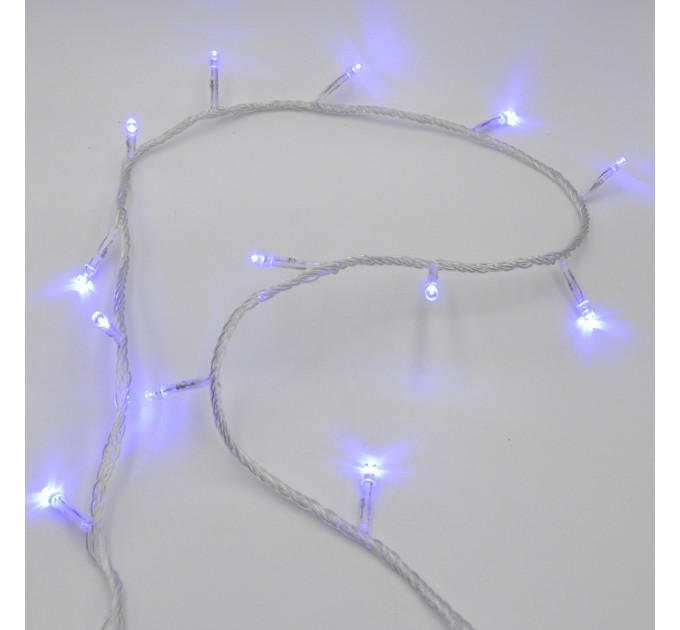 Гирлянда-нить (String-Lights) 500B-1 внутренняя, пров.:прозрачный, 30м (Синий)