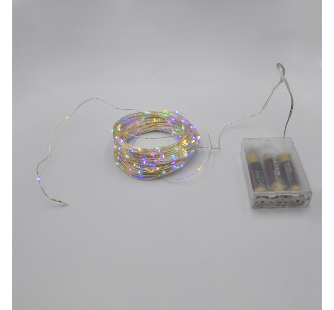 Гірлянда-роса (Copper Wire) 200M-1 внутрішня, пров.:прозорий, (Різнокольорова)