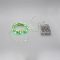 Гірлянда-роса (Copper Wire) 200G-1 Batteryвнутрішня, пров.:прозорий,(Зелений)