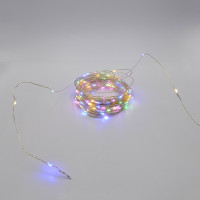 Гірлянда-роса (Copper Wire) 200M-4 внутрішня, пров.:прозорий, 20м (Різнокольорова)