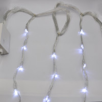 Гірлянда-водоспад (Curtain-Lights) Itrains 200W-2 внутрішня, пров.:прозорий, 2м*2 (Білий)