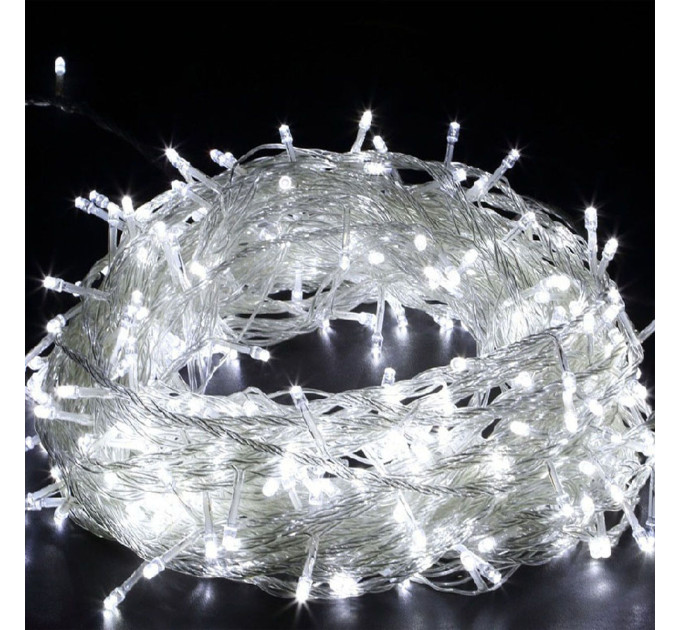 Гірлянда-нитка (String-Lights) 30 Battery W внутрішня, пров.:прозорий, 3м (Білий)