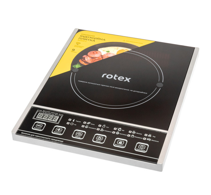 Плита індукційна Rotex RIO220-G 1кф., 2000Вт. (Чорний)