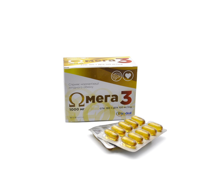 Омега 3 BIODEAL капсули №100