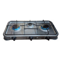 Плита газова Domotec MS-6603 3кф. (Сірий)