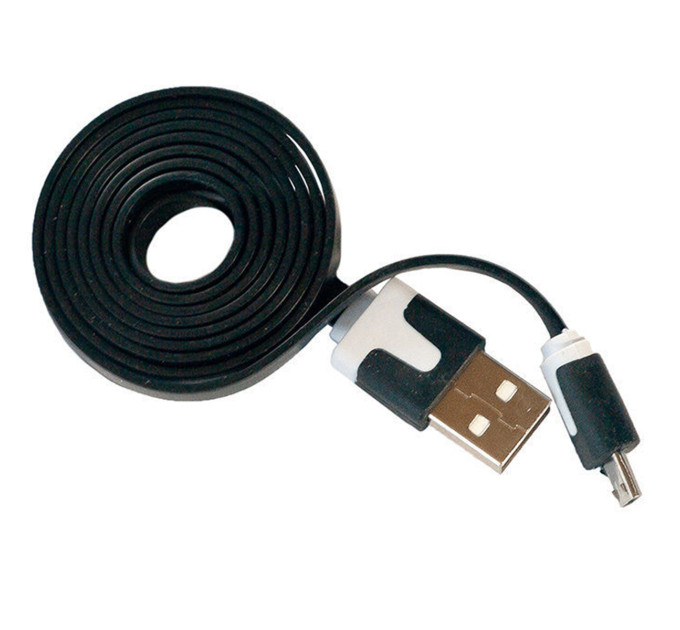 Кабель USB - Micro USB 1m DATA FLAT