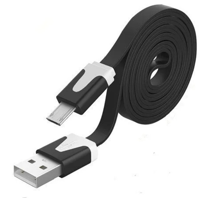 Кабель USB - Micro USB 3m FLAT V8