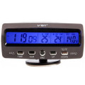 Термометр з годинником VST-7045V