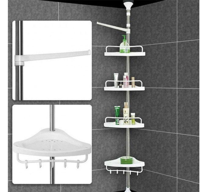 Кутова полиця для ванної кімнати Multi Corner Shelf