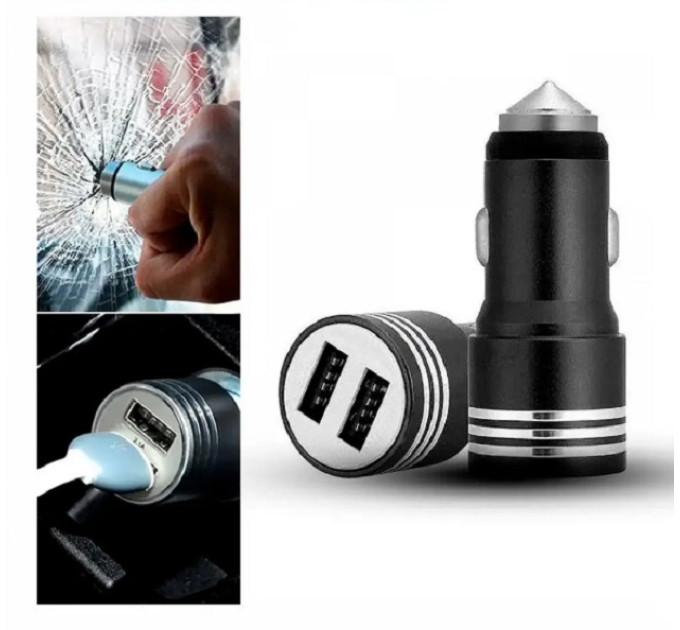 Автомобильное зарядное устройство 2-USB Hammer