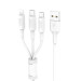 Кабель USB - Lightning + Micro USB + Type-C DATA HOCO X25