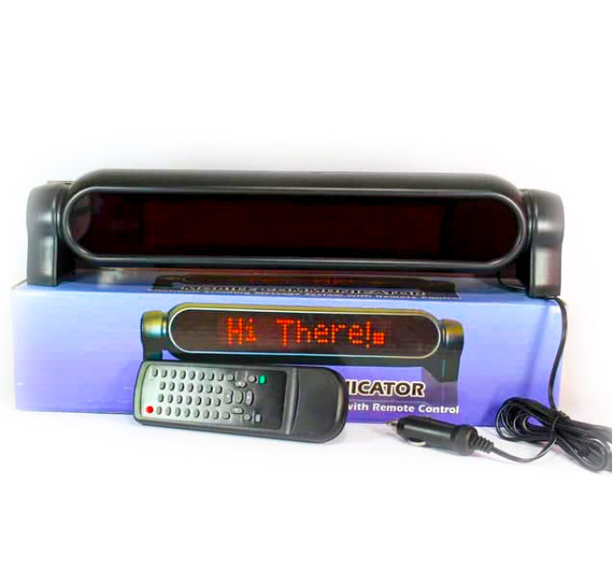 Рядок, що біжить в авто 12v P750 (Червона)