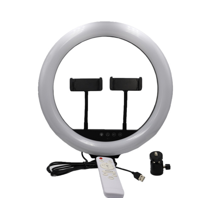 Кольцевая лампа 33 см LC-328 LED RING FILL LIGHT Pink-BlueBox (с 2 держ.)