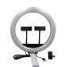 Кольцевая лампа 33 см LC-328 LED RING FILL LIGHT Pink-BlueBox (с 2 держ.)