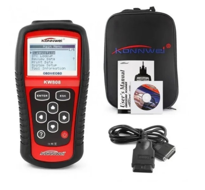 Діагностичний сканер OBDII/EOBD KW808