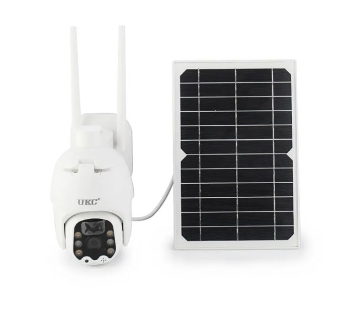 Камера для видеонаблюдения UKC Q5 2MP, WIFI, Solar, уличная