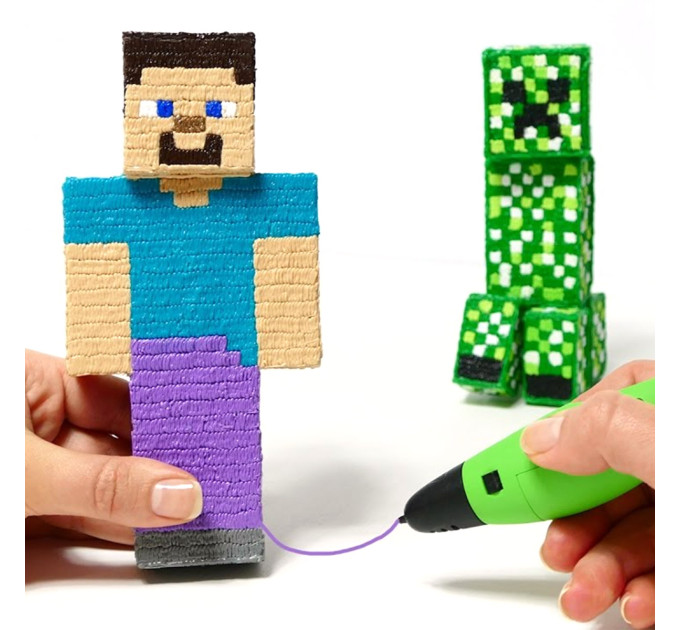 Ручка 3D PEN-2 трафарети Minecraft (RS)