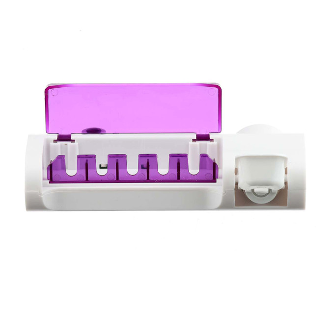 Дозатор зубної пасти з утримувачем щіток BRUSH STERILIZER, УФ стерилізатор
