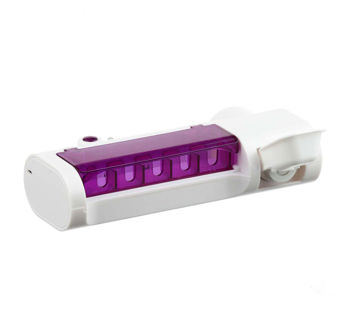 Дозатор зубної пасти з утримувачем щіток BRUSH STERILIZER, УФ стерилізатор