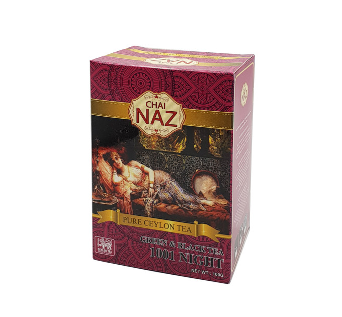 Чай NAZ TEA 1001nights 100 гр карт