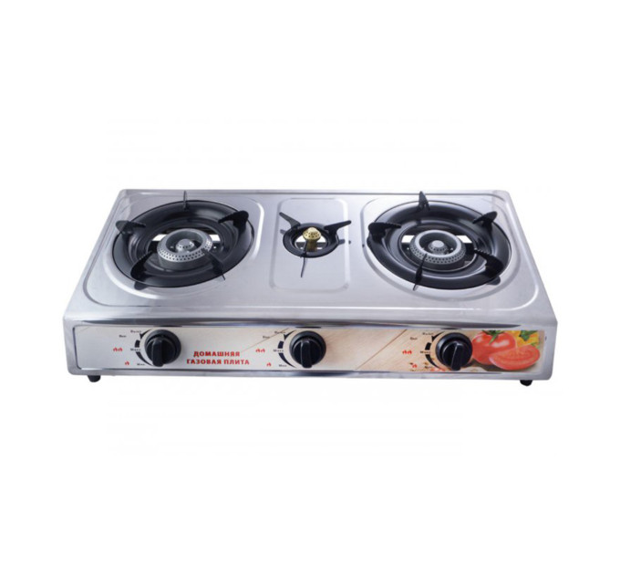 Плита газовая WIMPEX DT-1103 3кф. (Серый)