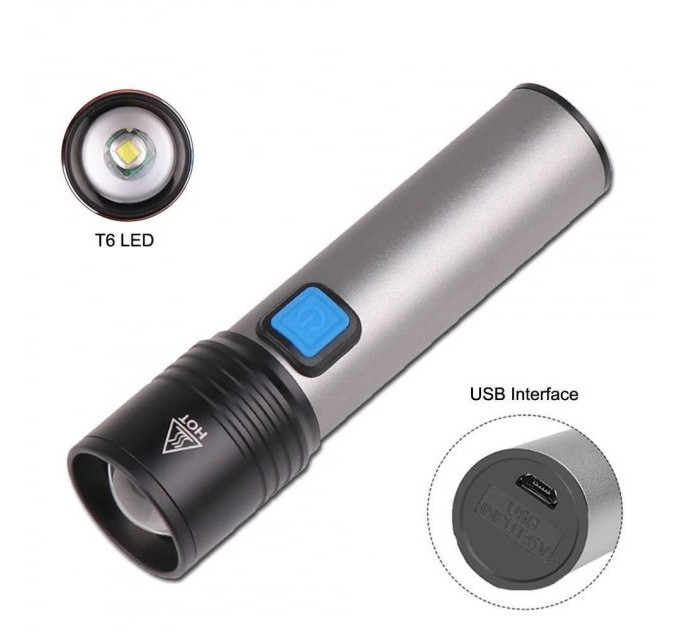 Ліхтарик ручний BL-K31 USB CHARGE