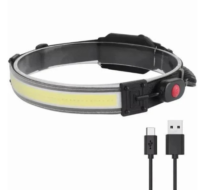 Ліхтарик налобний XQ-T1C 26LED USB (велосипедний)