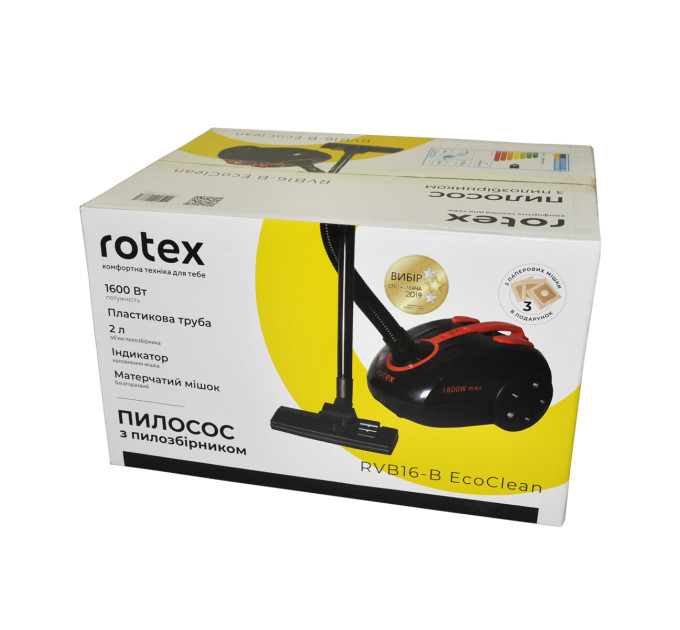 Пылесос ROTEX RVB16-B