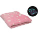 Плед-покривало Magic Blanket, що світиться в темряві (150х100см, мікрофібра, зірки) (без коробки)