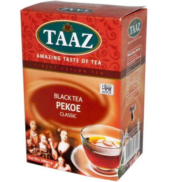 Чай TAAZ Пекоє Класик чорний 100 гр