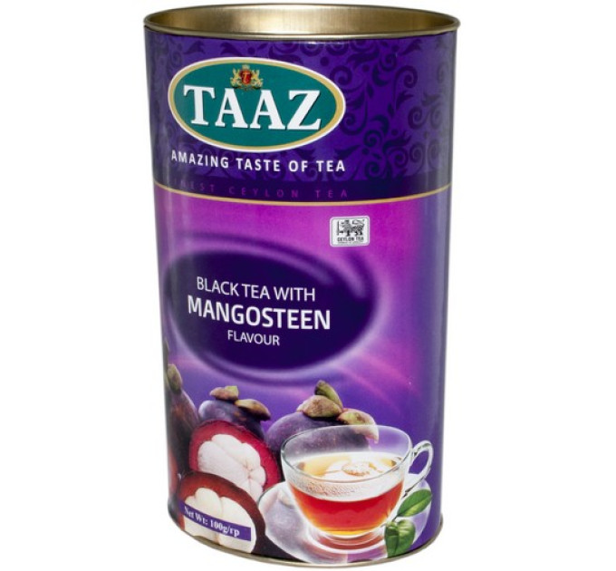 Чай TAAZ Мангустин черный 100 гр ж/б
