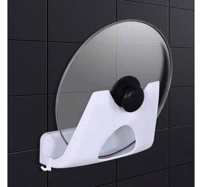 Подставка для крышек на стену Multifunctional storage pot cover rack  (RS)