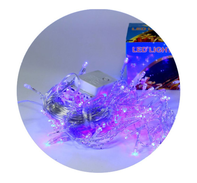 Гирлянда-сетка (Net-Lights) NET180B-1 внутренняя, пров.:прозрачный, 2м (Синий)