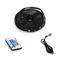 Світлодіодна стрічка SMD5050-RGB універсальна, пров.:чорний, 5м (Різнокольорова)